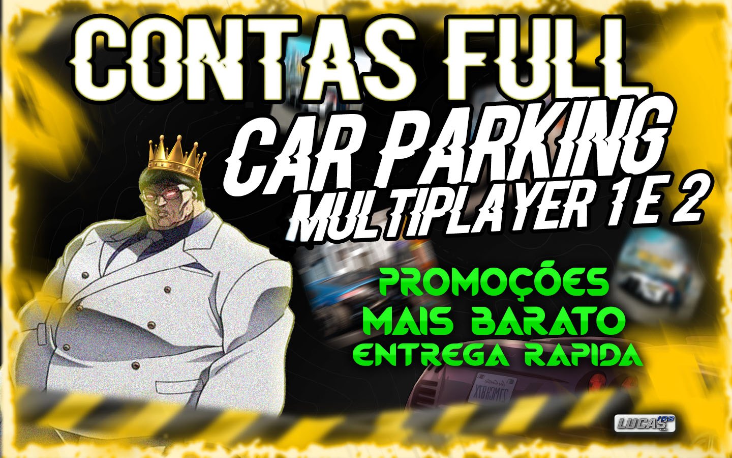 Conta Car Parking Multiplayer 1 e 2